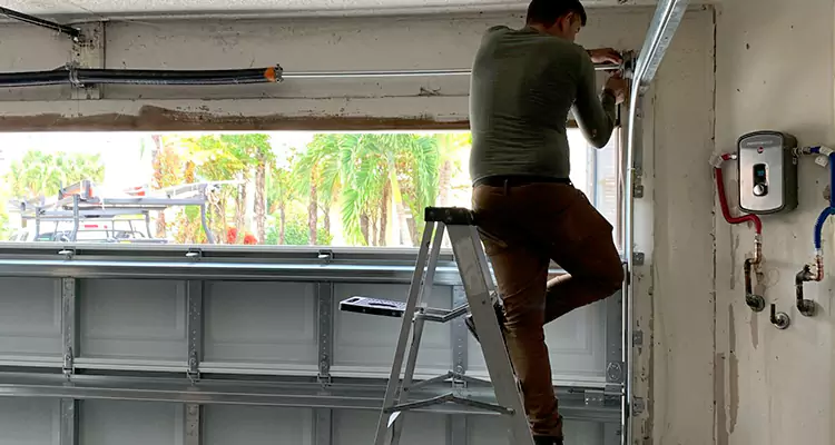 Garage Door Tension Spring Replacement in Saratoga, CA