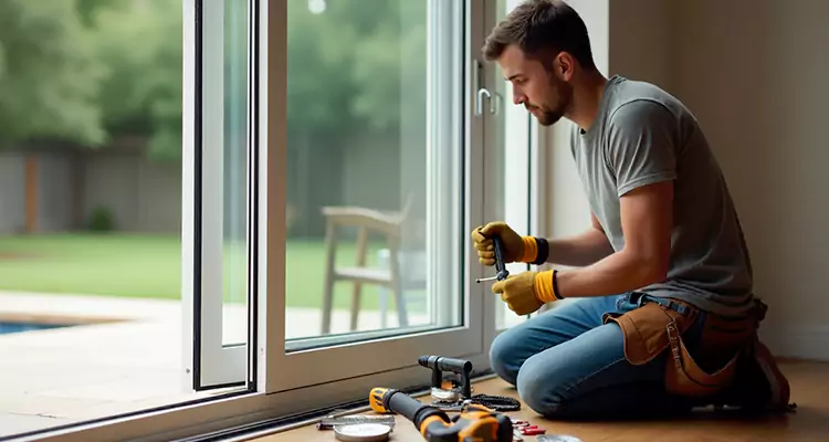 Squeaky Sliding Patio Doors in Saratoga, CA