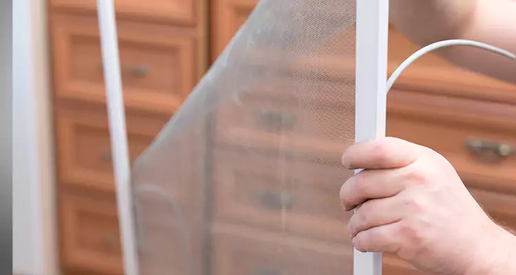 Privacy Mesh Screen Door Installation in Saratoga, CA