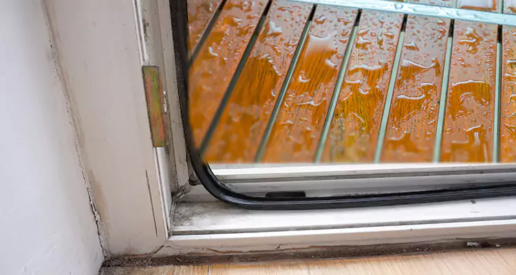 Water Leaking Wooden Patio Doors Repair in Saratoga, CA