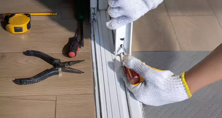 Closet Sliding Door Track Repair in Saratoga, CA