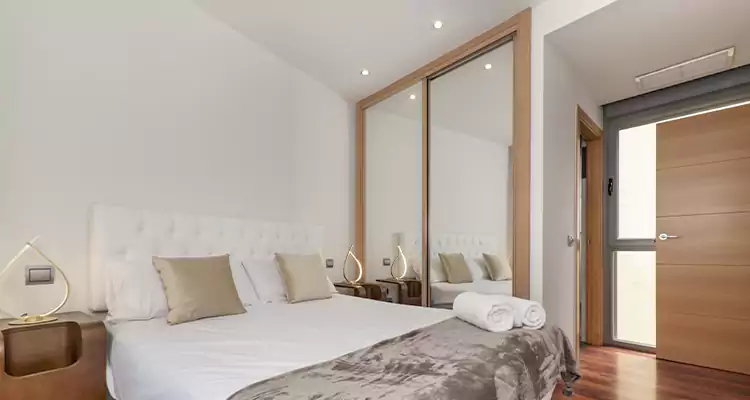 Sliding Wardrobe Door Mirror Replacement in Saratoga, CA