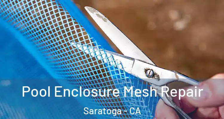  Pool Enclosure Mesh Repair Saratoga - CA